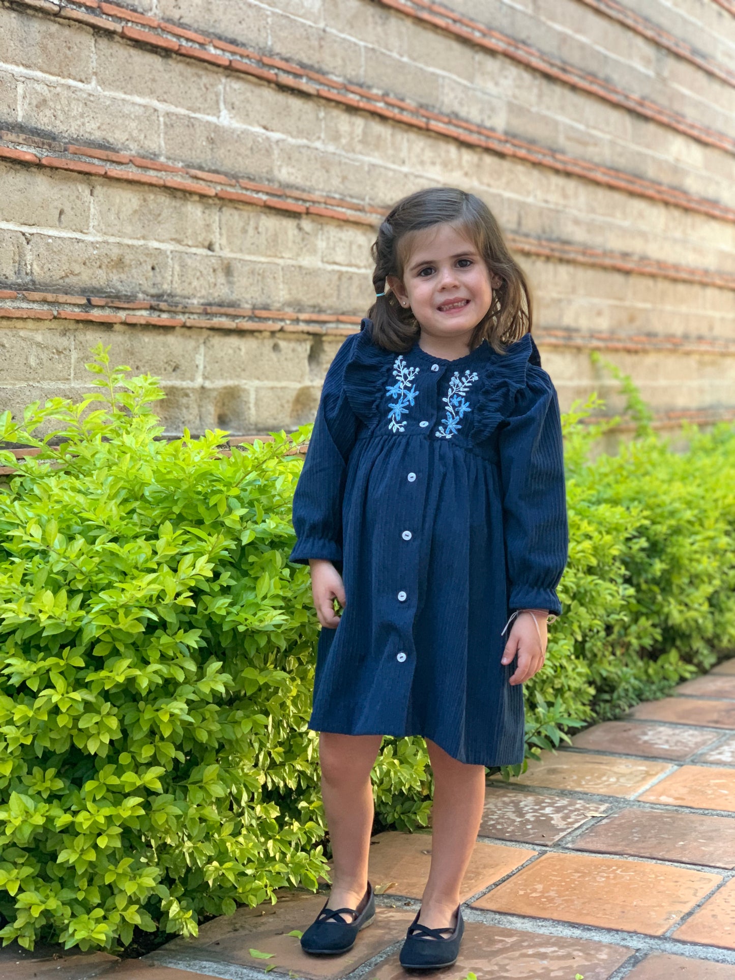 Vestido Pana Bordado