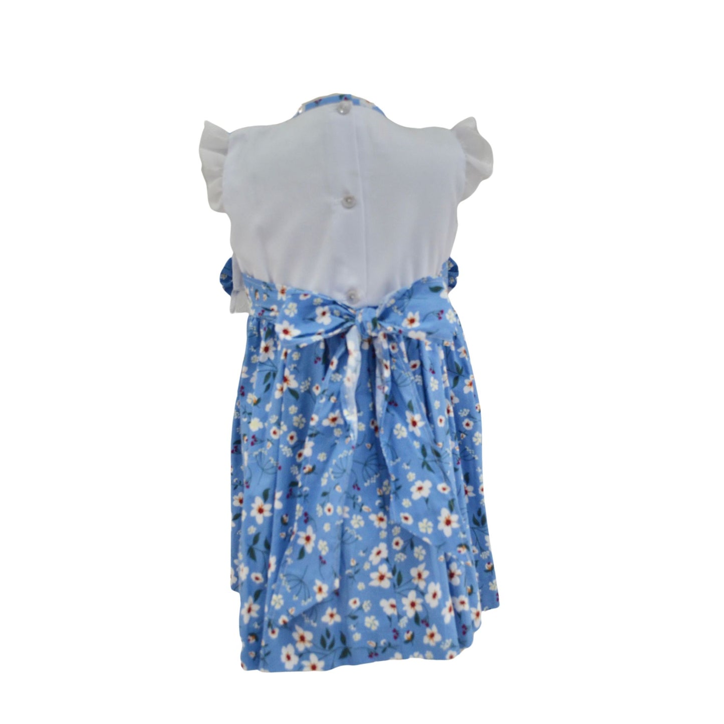 Vestido Floral Bordado a Mano