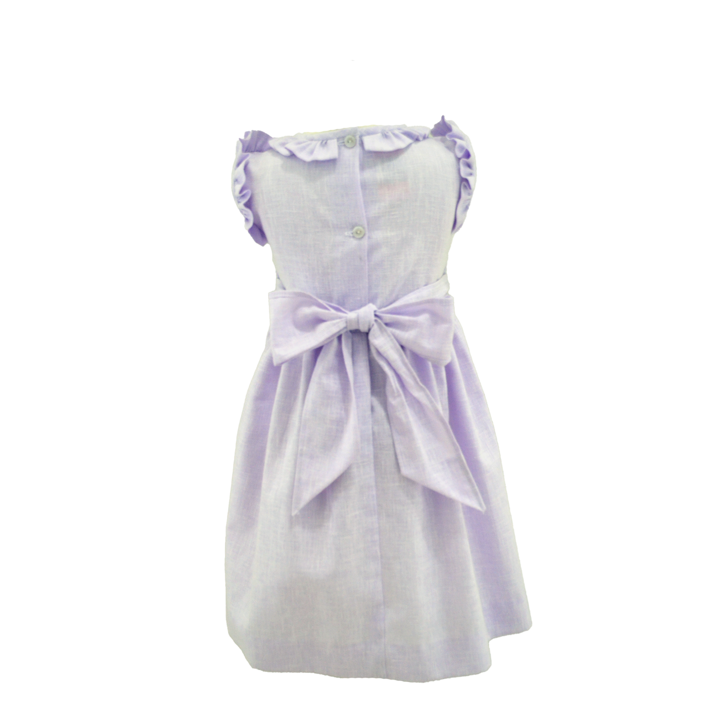 Vestido Carlota lila Smock